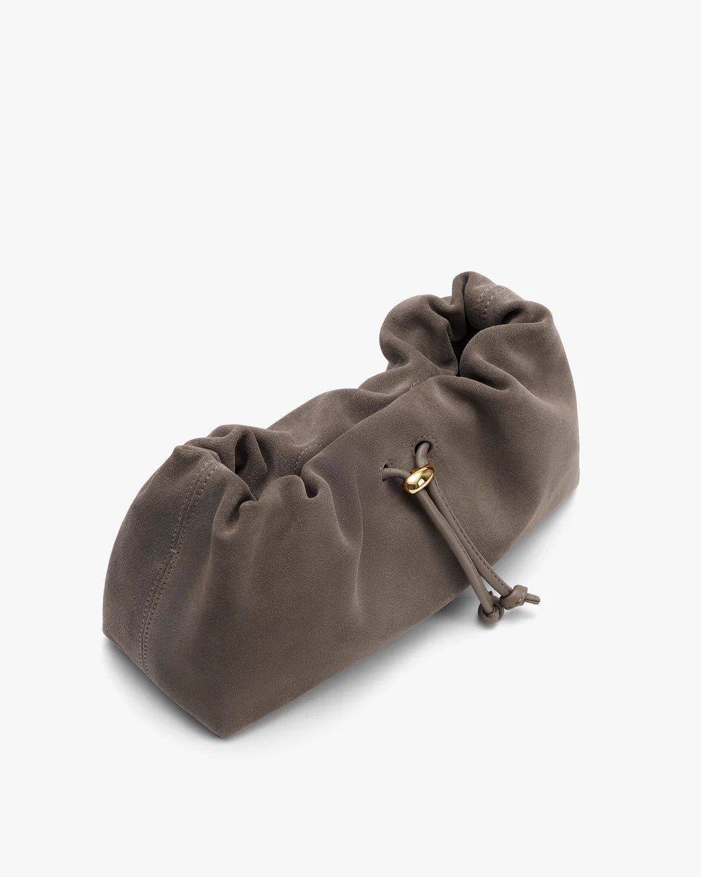 Multi-Tone Soft Leather Mini Drawstring Bag
