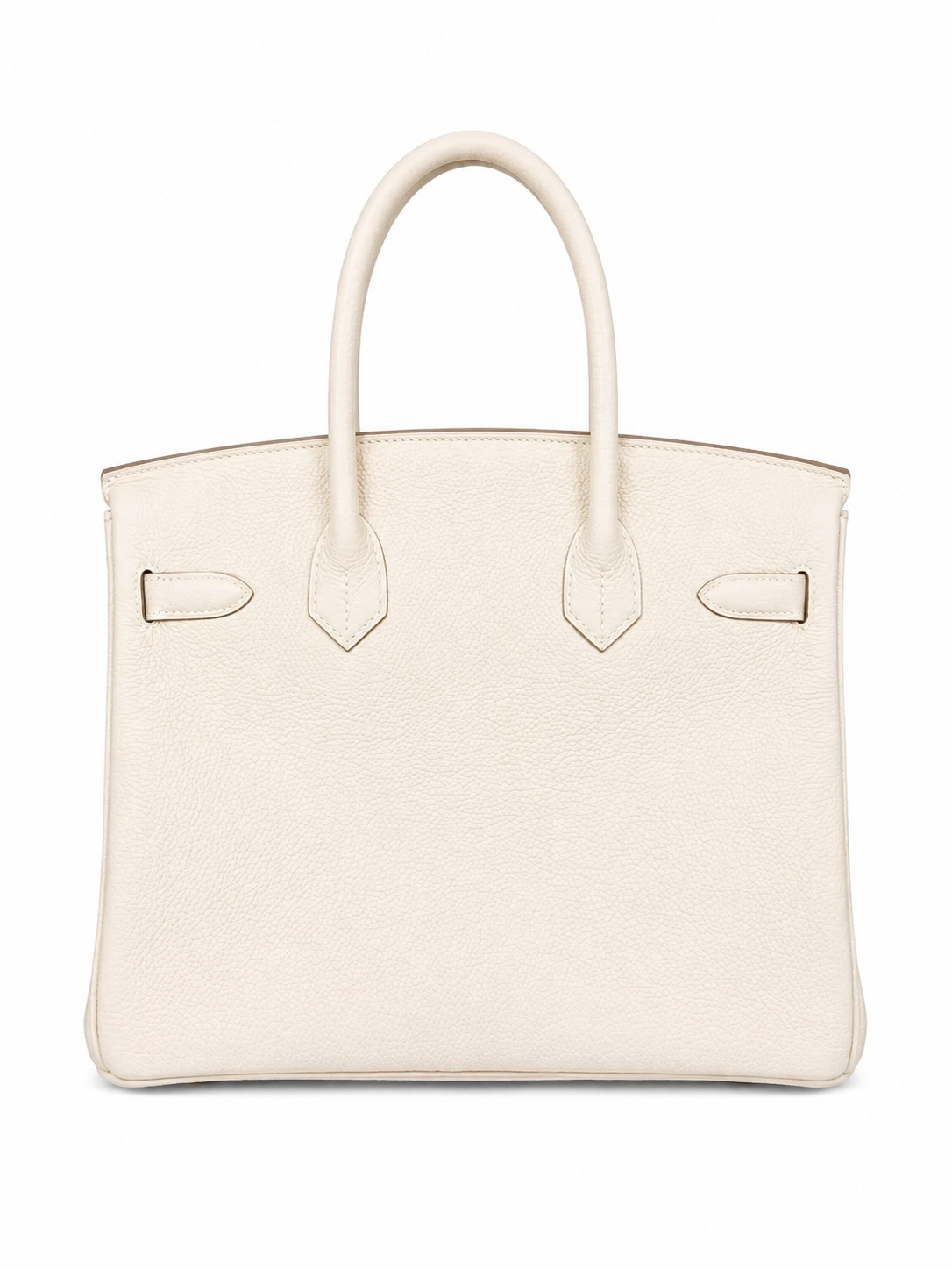 Birkin 30 Retourne in Craie Togo Leather (Palladium Hardware) — Sophisticated Tote Style