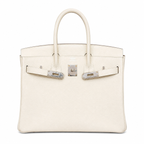 Birkin 30 Retourne in Craie Togo Leather (Palladium Hardware) — Sophisticated Tote Style