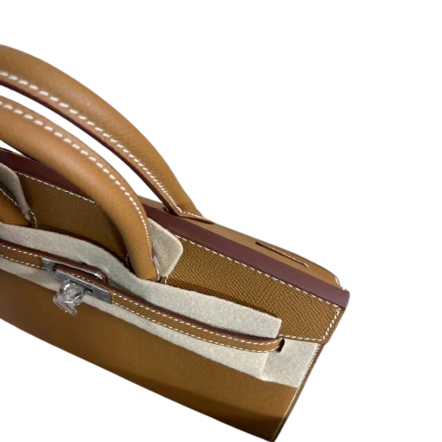 Birkin 25 Sellier 37 Gold Epsom Silver Hardware — Elegant Hand-Carry Design