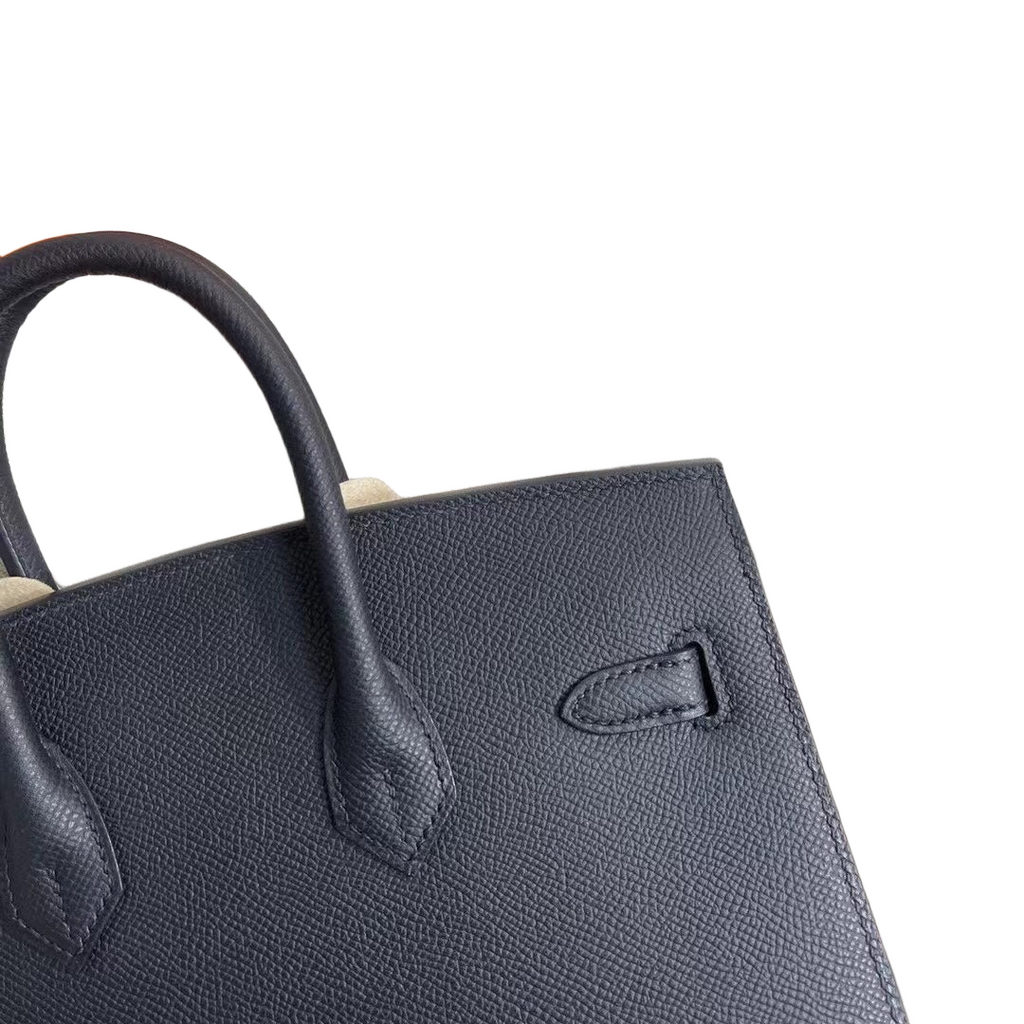 Birkin 25 Sellier 89 Black Epsom Gold Hardware — Distinctive Carryall Silhouette