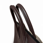 Large Birkin HAC 40cm Men's Tote in Premium Chocolate Brown Togo Cowhide — Streamlined Structured Bag
