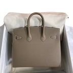 Birkin 25 Sellier 18 Etoupe Epsom Gold Hardware — Elegant Hand-Carry Design