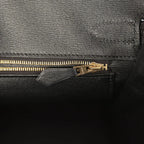 Birkin Black Matte Niloticus Crocodile Gold Hardware — Sophisticated Tote Style