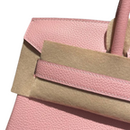 Birkin 25 Retourne 3Q Rose Sakura Togo Silver Hardware — Distinctive Carryall Silhouette