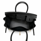 Birkin 30 Retourne in Noir Togo Leather (Gold Hardware) — Refined Structured Tote