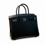 Rare Limited Edition Birkin 30cm So Black Total Matte-Hardware Luxury Tote — Distinctive Carryall Silhouette