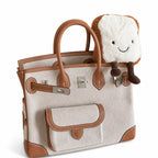 Birkin Cargo 30 Gold Swift Leather and Ecru Canvas Multi-Pocket Bag — Polished Top-Handle Bag