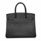 Birkin 30 Retourne in Noir Togo Leather (Gold Hardware) — Refined Structured Tote