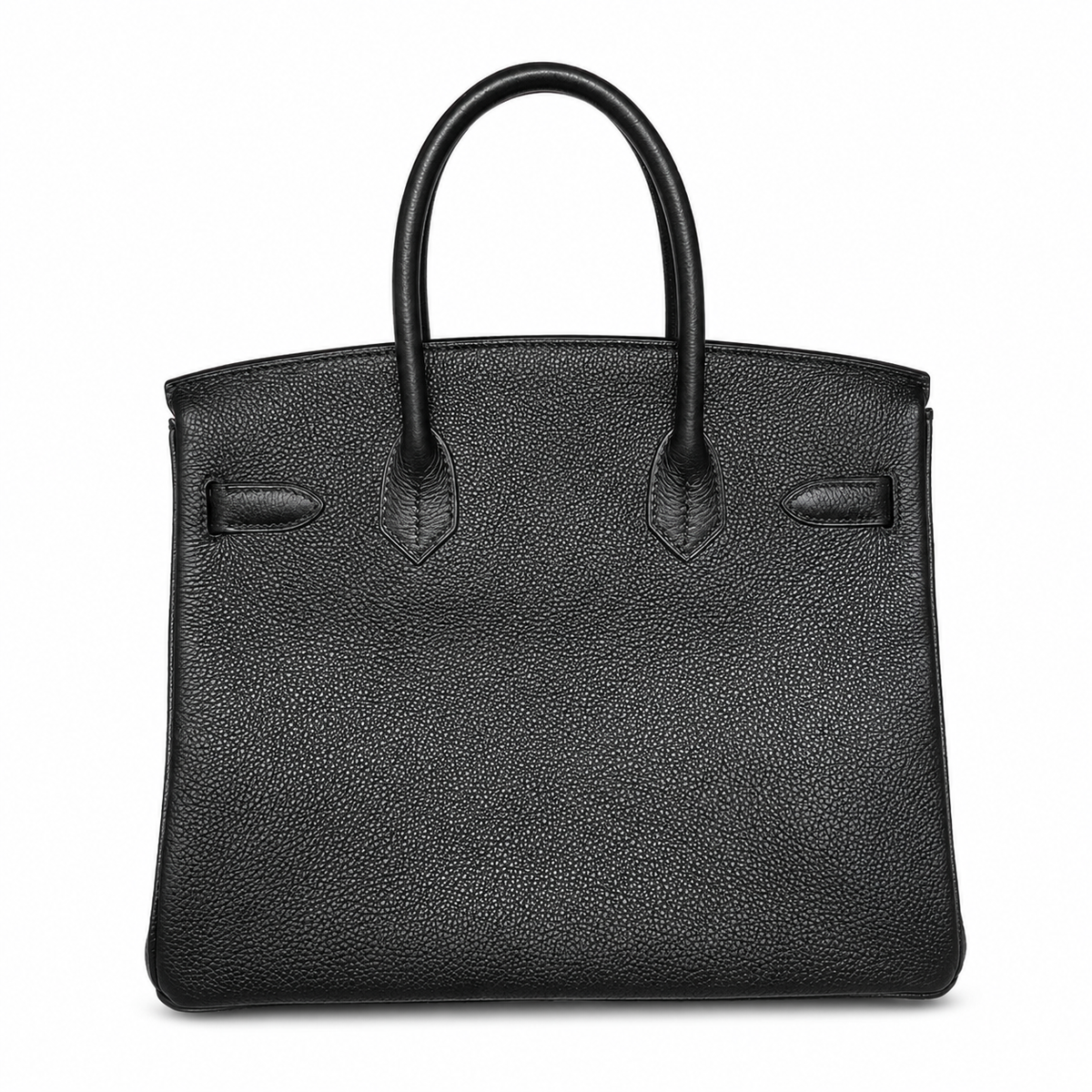 Birkin 30 Retourne in Noir Togo Leather (Gold Hardware) — Refined Structured Tote
