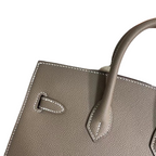 Birkin 25 Sellier 18 Etoupe Epsom Gold Hardware — Elegant Hand-Carry Design