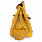 Birkin Cargo 35 Sesame Swift Leather and Canvas Multi-Pocket Bag — Versatile Top-Handle Handbag