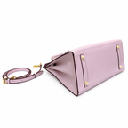 Birkin Style 25/30 Sellier in Rose Sakura Epsom Leather (Gold Hardware) — Refined Structured Tote