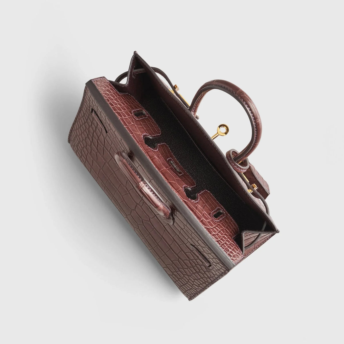 Birkin 20 Alligator Havane Gold Hardware Matte — Versatile Top-Handle Handbag