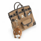 Birkin Cargo 30 Ebène Swift Leather and Khaki Canvas Multi-Pocket Bag — Classic Hand-Carry Tote