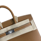 Birkin 25 Sellier 37 Gold Epsom Silver Hardware — Elegant Hand-Carry Design
