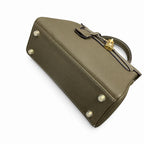 Kelly Sellier 20cm & 25cm & 28cm Etoupe Togo Leather Gold Hardware — Classic Hand-Carry Silhouette