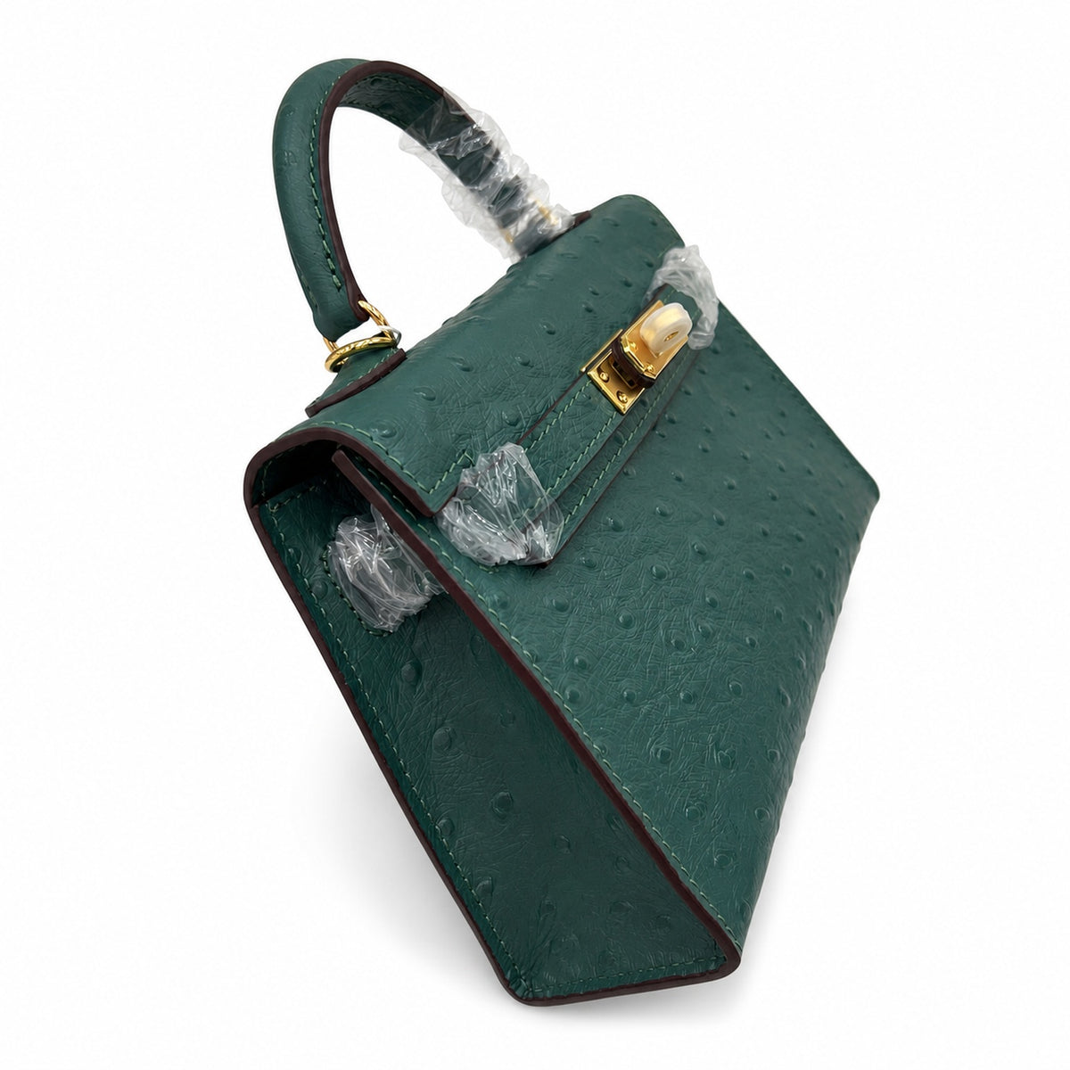 Mini Kelly II Sellier 19cm Vert Cypress Epsom Leather Gold Hardware Mini — Timeless Mini Top-Handle Design