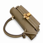 Kelly Sellier 20cm & 25cm & 28cm Etoupe Togo Leather Gold Hardware — Classic Hand-Carry Silhouette