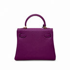 Kelly Sellier 20cm & 25cm & 28cm Anémone Togo Leather Gold Hardware — Distinctive Hand-Carry Bag