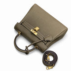 Kelly Sellier 20cm & 25cm & 28cm Etoupe Togo Leather Gold Hardware — Classic Hand-Carry Silhouette
