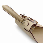Kelly Sellier 25cm & 28cm Trench Epsom Leather Palladium Hardware Daily Designer — Elegant Structured Carry Style