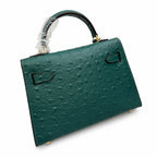 Mini Kelly II Sellier 19cm Vert Cypress Epsom Leather Gold Hardware Mini — Timeless Mini Top-Handle Design