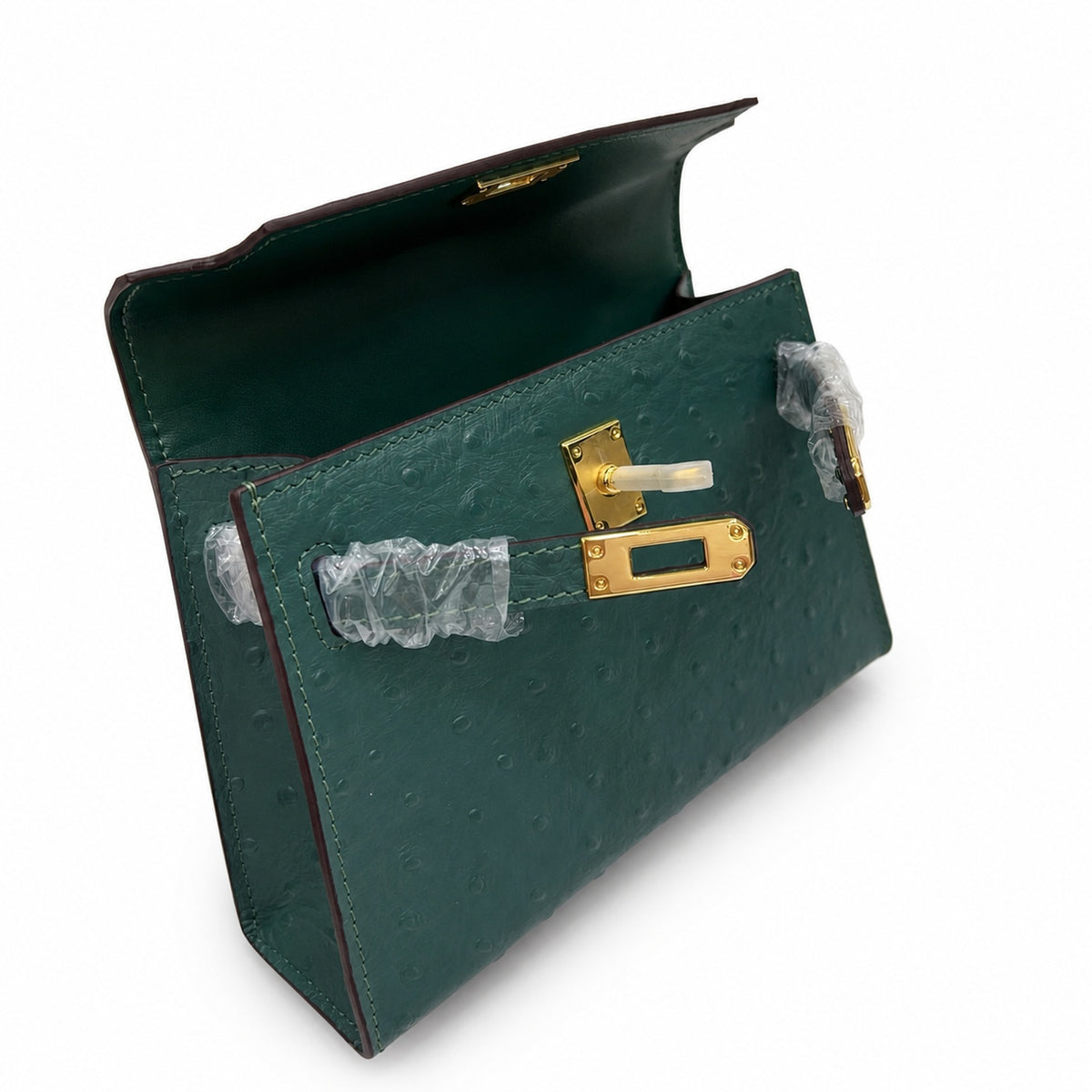 Mini Kelly II Sellier 19cm Vert Cypress Epsom Leather Gold Hardware Mini — Timeless Mini Top-Handle Design