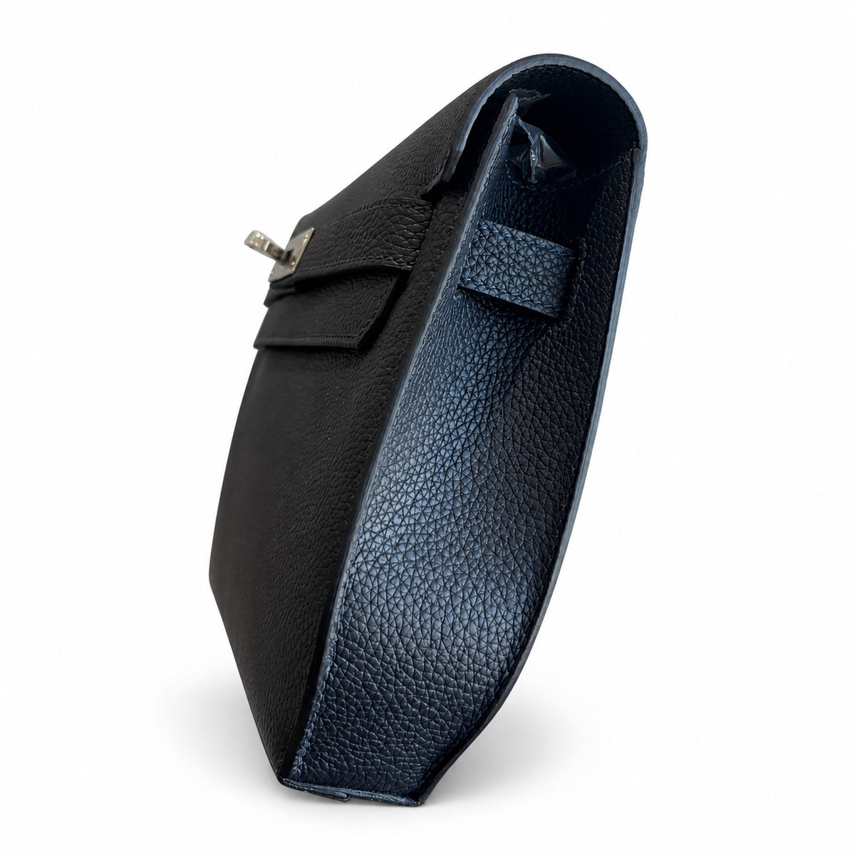 Convertible Clutch: Kelly Depeches 25cm Togo Leather with Shoulder Strap