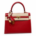 Kelly 7cm with Gold Buckle Handmade — Distinctive Hand-Carry Bag
