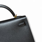 Mini Kelly II 5.5cm Epsom Leather with Gold Buckle — Distinctive Petite Bag