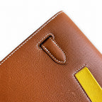 Convertible Clutch: Kelly Depeches 25cm Evercolor Leather with Shoulder Strap