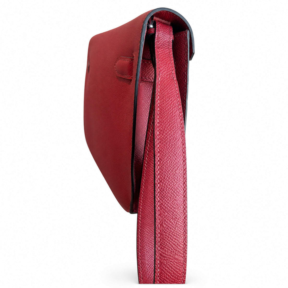 Kelly Depeches 25cm Epsom Leather with Shoulder Strap — Sophisticated Compact Carry