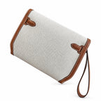 Kelly Depeches 25cm Swift Leather with Shoulder Strap — Versatile Hand-Carry Clutch