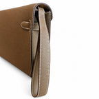 Streamlined Clutch Bag: Kelly Depeches 25cm Epsom Leather with Shoulder Strap
