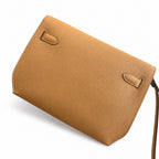 Kelly Depeches 25cm Epsom Leather with Shoulder Strap — Streamlined Clutch Bag