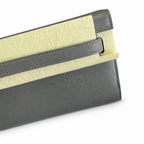 Sophisticated Evening Clutch: Kelly Cut 31 Clutch Epsom Leather Pewter Gray