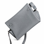 Kelly Messenger messenger bag large size, linen blue Togo Leather, Pre-order Togo calfskin messenger bag. - Flap with swivel hardware - Large — Distinctive Hand-Carry Bag
