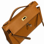 Mini Kelly Generation Sesame Swift Leather 22cm Handmade — Streamlined Mini Handbag