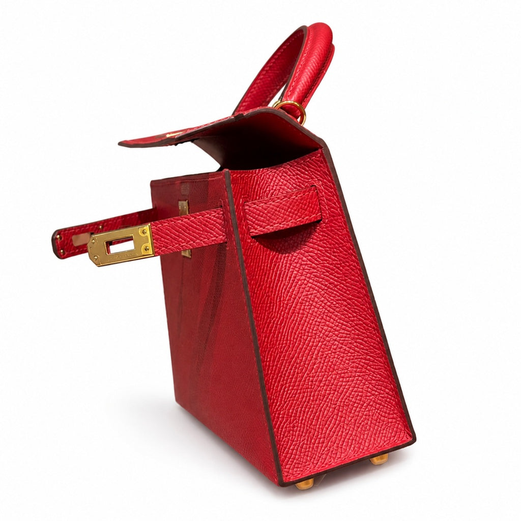 Mini Kelly II 5.5cm Epsom Leather with Gold Buckle — Sophisticated Small-Scale Bag
