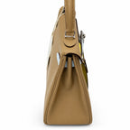 Kelly colormatic is an upgraded version of Lakis. nata Kelly 25+Colormatic limited edition+Silver Buckle, the buff is fully stacked — Polished Structured Bag