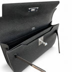 Distinctive Clutch Silhouette: Kelly Depeches 25cm Epsom Leather with Shoulder Strap