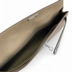 Kelly Cut 31 Clutch Epsom Leather Elephant Gray — Elegant Hand-Carry Clutch
