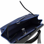 Canvas-and-Leather Top-Handle Style: Herbag 31cm Saddle-Inspired Canvas Body with Leather Handle and Shoulder Strap