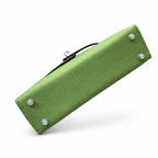 Streamlined Mini Handbag: second generation Kelly 19cm imported Epsom Leather avocado green Gold and Silver Buckle wax thread