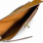 Kelly Cut 31 handbag Epsom Leather Gold color — Elegant Hand-Carry Clutch