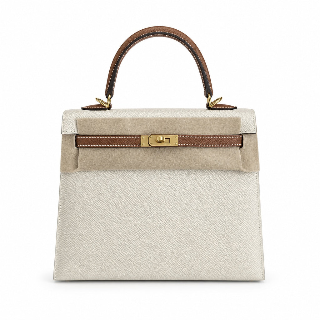 Kelly 25 Epsom color block order — Streamlined Top-Handle Handbag