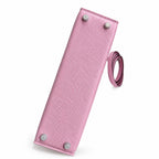 handmade Mini Kelly II 19cm imported Epsom Leather, malva purple, Silver Buckle — Sophisticated Small-Scale Bag