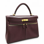 BOX Kelly lakis 35 handtailor — Polished Structured Bag
