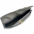 Kelly Cut 31 Clutch Epsom Leather Pewter Gray — Sophisticated Evening Clutch